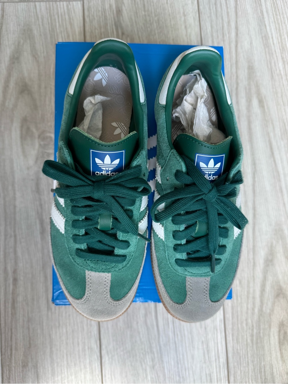 Adidas Samba OG - Collegiate Green Gum Grey Toe - ID2054 - Picture 5 of 7